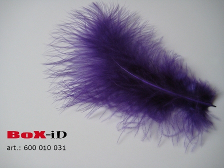 Plumes Marabou +/- 14 cm couleur 31 violet